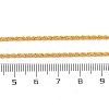 Brass Rope Chains Necklaces for Women NJEW-D302-03G-3