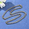 304 Stainless Steel Rolo Chain Necklaces NJEW-F248-21A-G-4