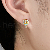 S925 Sterling Silver Stud Earrings GM3064-3-1