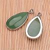 Natural Green Aventurine Big Pendants G-I184-06-2