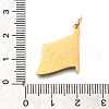 Pride 304 Stainless Steel Enamel Pendants STAS-B079-01G-08-3