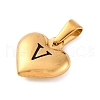 304 Stainless Steel Pendants STAS-P278-01V-G-1-2
