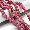 Dyed Natural Regalite/Imperial Jasper/Sea Sediment Jasper Beads Strands G-B124-C01-14-2