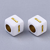 Plating Acrylic Beads SACR-S297-09I-2