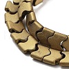 Synthetic Non-magnetic Hematite Beads Strands G-P545-I02-01F-3