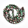 Baking Painted Glass Beads Strands DGLA-N003-10mm-A09-2