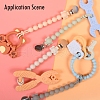 Elephant Silicone Baby Pacifier Holder Chains SIL-P004-C01-2