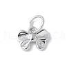925 Sterling Silver Bowknot Charms STER-M093-01P-1