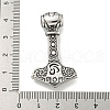 316 Surgical Stainless Steel Pendants STAS-E212-89AS-A-3