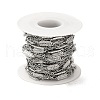 Tarnish Resistant 304 Stainless Steel Rectangle Link Chains STAS-B041-10P-3