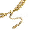 Stainless Steel Ball Chain Multi Layered Necklaces for Women NJEW-D088-02G-01-2