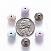 Spray Painted Acrylic Beads MACR-S373-43J-3