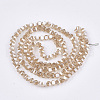 Electroplate Glass Beads Strands EGLA-S176-07B-B04-2