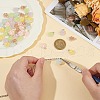 ARRICRAFT 48Pcs 8 Colors Translucent Resin Paw Print Pendants CRES-AR0001-31-3