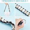 Marble Pattern Acrylic Beaded Bag Straps DIY-WH0304-351-4