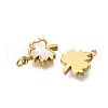 Ion Plating(IP) 304 Stainless Steel Charms STAS-Q335-05G-2