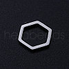 Tarnish Resistant 201 Stainless Steel Linking Rings STAS-T049-T663-1-2