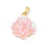 UV Plating Brass Pendants KK-R213-15G-03-1