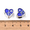CCB Plastic Enamel European Beads CCB-G018-02G-2