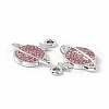 Alloy Rhinestone Pendants ALRI-K049-09B-3