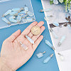 Unicraftale 24Pcs 2 Styles Opalite Pendants G-UN0001-12A-5