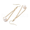 Mother's Day Jewellery Natural Cultured Freshwater Pearl Dangle Earrings EJEW-JE05936-01-4