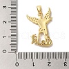 Brass Micro Pave Cubic Zirconia Pendants KK-S391-13G-01-3