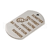 Non-Tarnish 201 Stainless Steel Pendants STAS-L079-04P-01-2