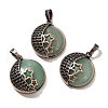 Natural & Synthetic Mixed Gemstone Pendants G-P560-01R-2