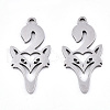 Non-Tarnish 201 Stainless Steel Pendants STAS-S081-013-1