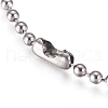 Tarnish Resistant 304 Stainless Steel Ball Chain Bracelets STAS-D233-01P-2