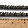 Natural Pyrite Beads Strands G-L624-H16-6x2mm-5