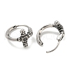 316 Surgical Stainless Steel Hoop Earrings EJEW-D096-14F-AS-2