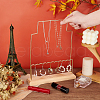Iron Multi-Tier Earring Display Organizer Holder EDIS-WH0035-05LG-3