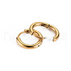 304 Stainless Steel Huggie Hoop Earrings STAS-S116-270G-2