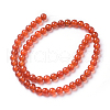 Natural Agate Beads Strands G-I261-B04-6mm-2