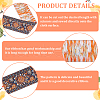 ANATTASOUL 5 Yards Polyester Jacquard Flower Ribbon OCOR-AN0001-01-3