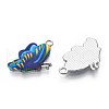Printed Alloy Pendants PALLOY-R111-25A-1