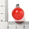Natural & Synthetic Mixed Gemstone Perfume Bottle Pendants G-K338-22P-4