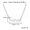 Mother's Day 304 Stainless Steel Word Mama Pendant Necklaces for Women FS-WG8A099-04-1
