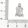 304 Stainless Steel Rhinestone Pendants STAS-L022-478P-3