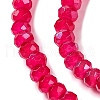 Baking Electroplate Glass Beads Strands DGLA-A039-J2MM-B21-3