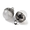 Natural Quartz Crystal Sphere Pendants G-Q163-07AS-05-2