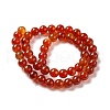 Natural Carnelian Beads Strands X-G-G390-8mm-03-4