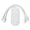 PU Leahter Knitting Crochet Oval Bags Bottom and Bag Handles PW-WGDBD8B-16-1