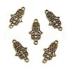 Tibetan Style Alloy Links TIBE-T011-112AB-FF-4