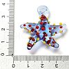 Handmade Lampwork Pendants LAMP-A004-05B-3