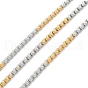 Ion Plating(IP) 304 Stainless Steel Box Chains STAS-B001-27C-G-2