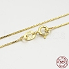 925 Sterling Silver Box Chain Necklaces STER-M086-03A-3