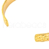 Textured Rack Plating Brass Micro Pave Cubic Zirconia Cuff Bracelets for Women BJEW-M040-19G-3